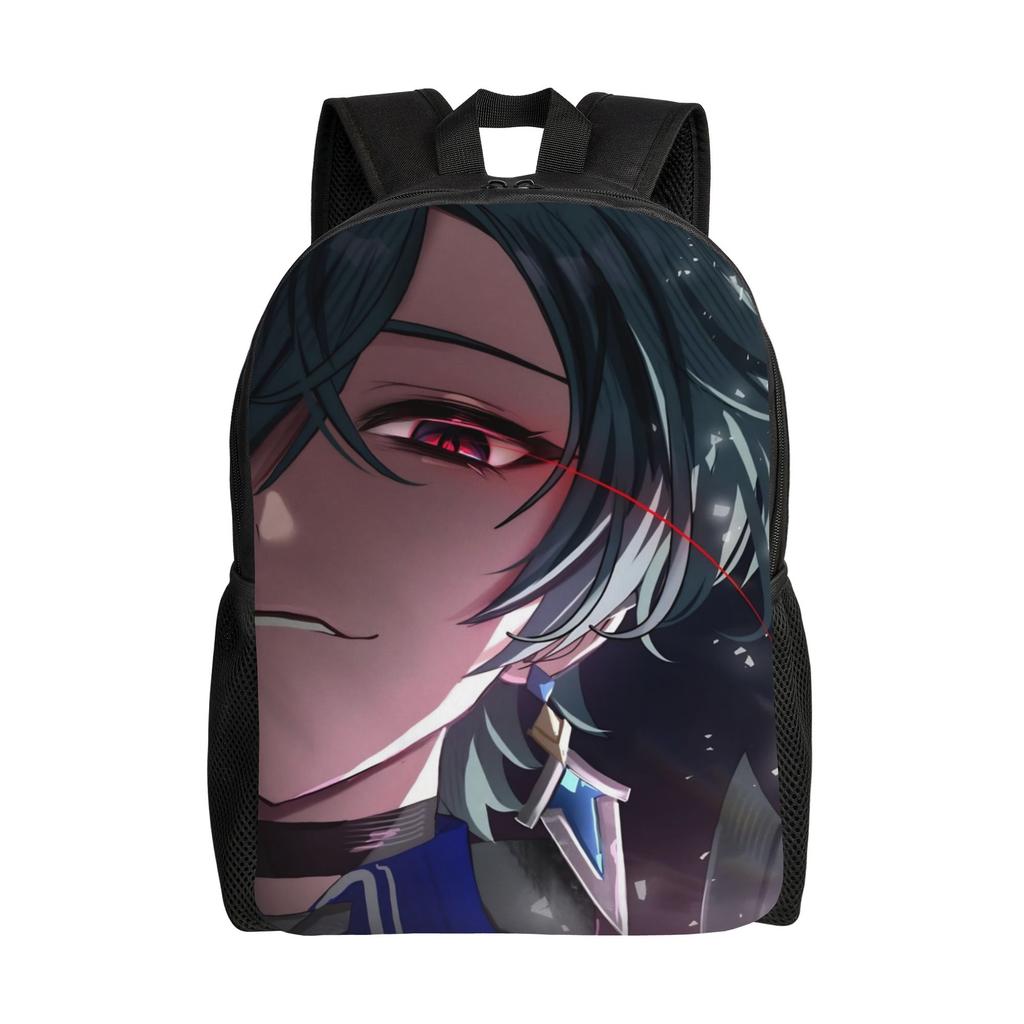 Lohen Game Classical Backpack Lightweight Student Work Genshins Impacts Daypack for Men Women Laptop Computer Canvas Bags