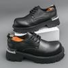Men All Season Shoes Lace Up Leather Casual Comfortable Comfortable Wear For Daily Use Durable Material With Good Quality
