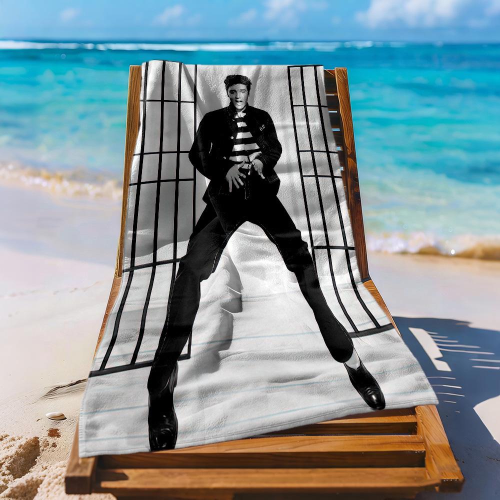 Elvis Beach Towel High Absorbency Quickdry Comfortable Lightweight Portable For Swimmingbeachcamping Travel Beach Accessoriesgym