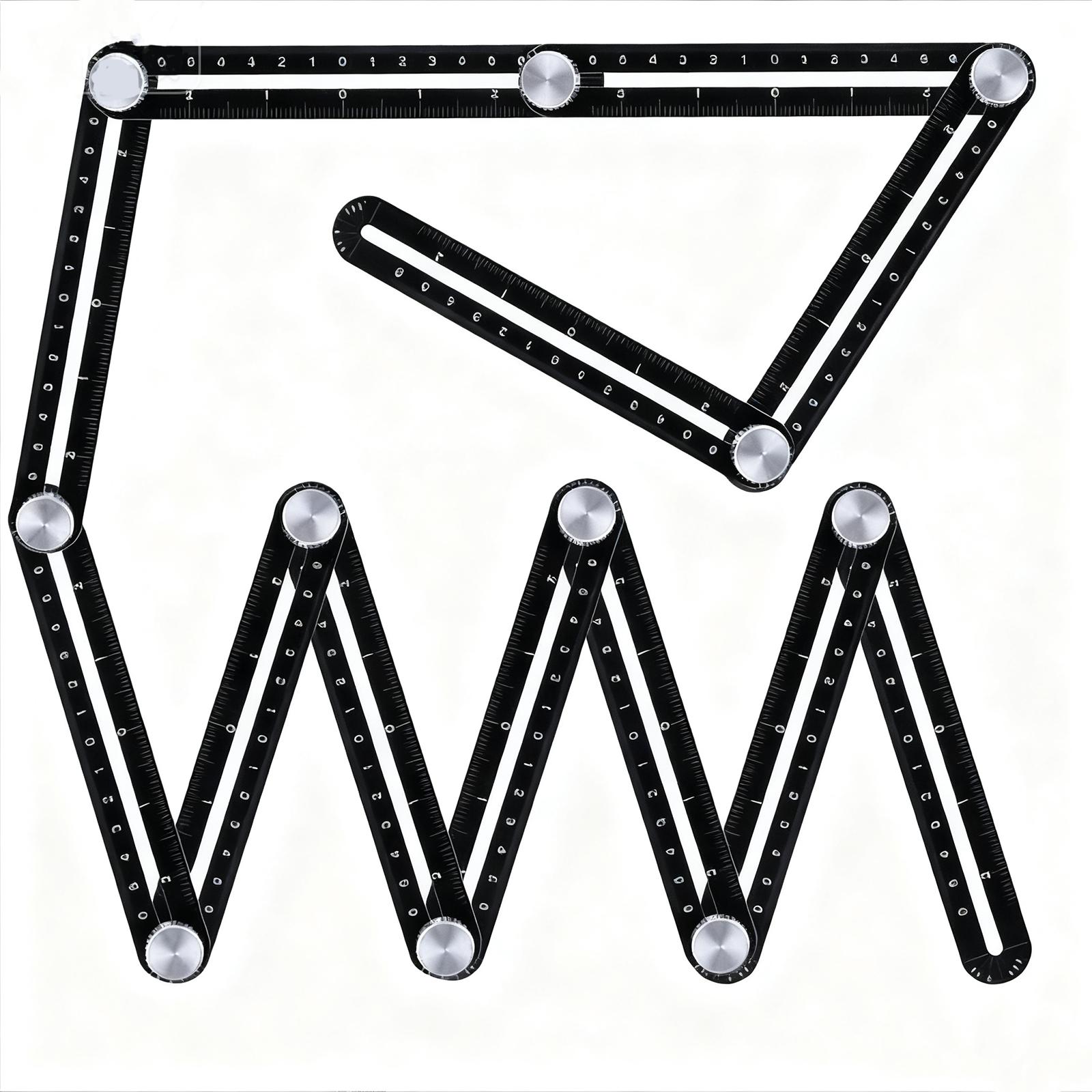 

12-кратная многоугольная измерительная линейка One Size