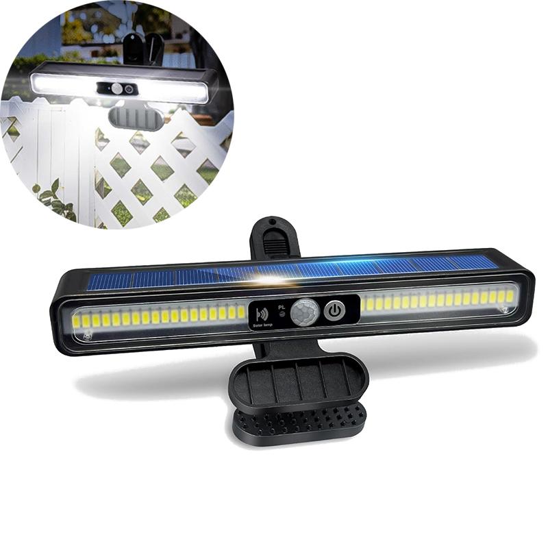 Clip On Solar Motion Lights Outdoor Waterproof,Solar Fence Lights Outside with 36 LEDs, Portable Solar Powered Security Light