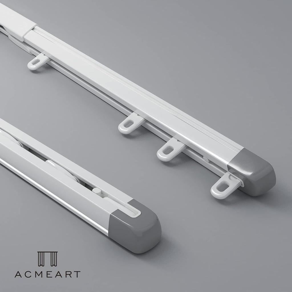 ACMEART Ceiling Curtain Track Rollers,Plastic Curtain Rail Pulley,Suitable for B09MCY5KH8 and B09MCXJB4G,White 10 Pieces