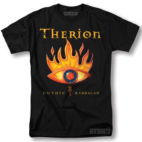 Therion Shirt Secret of the Runes Rock Concert Vntg Graphic Design T-Shirt Unisex T-Shirt L