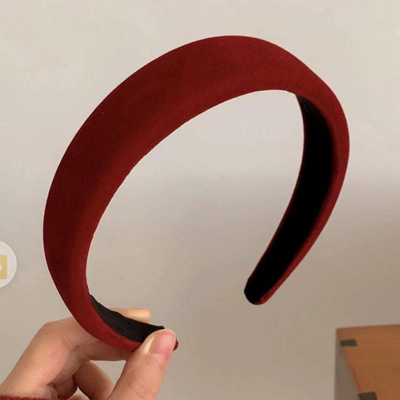 

Красная праздничная повязка на голову для женщин на осень и зиму 2023 года - Рождественская заколка для волос в стиле ретро-знаменитости