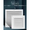 Metal Ventilation Grille, Square Vent Cover with Mesh, Ventilation Hood with Insect Screen, for Bathrooms, Kitchens, and Offices, Rust-Resistant, Dura
