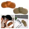 Soft Glasses Case Portable Fashionable Carrying Organizer PU Leather Eyeglass Pack for Hiking Traveling Unisex Outdoor Camping