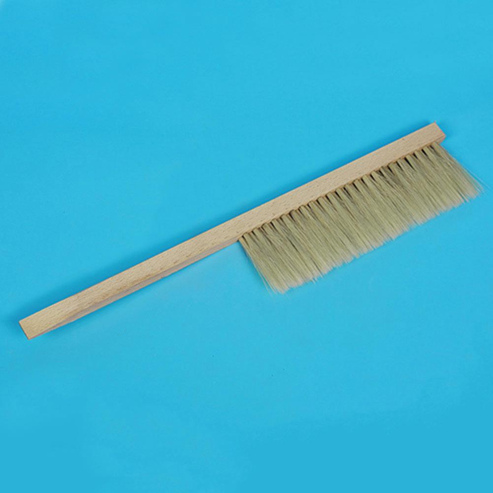 Beehive Brush Tool Smooth Surface Practical Beehive Cleaning Tool Natural Wood Apiculture Wood Bristles for Brushing Bees