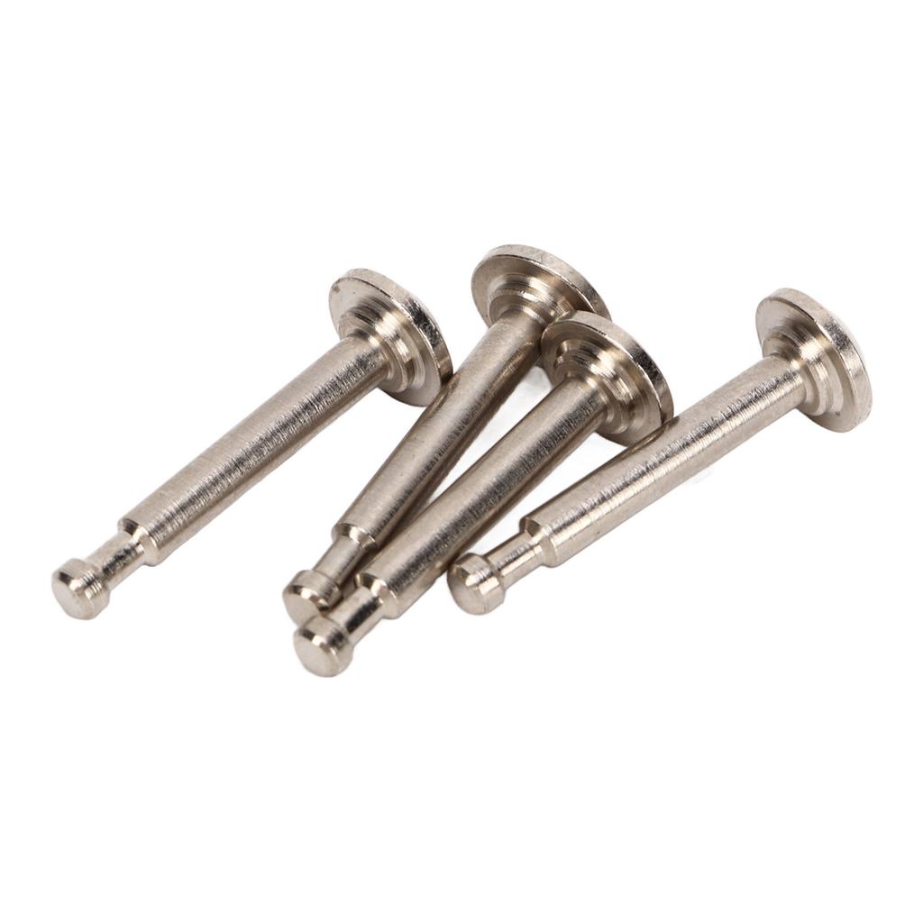 4 Stück Stoßdämpferstift Stahl Presspassung Stoßdämpferstift-Kit für ARRMA 17 18 RC-Car Silber