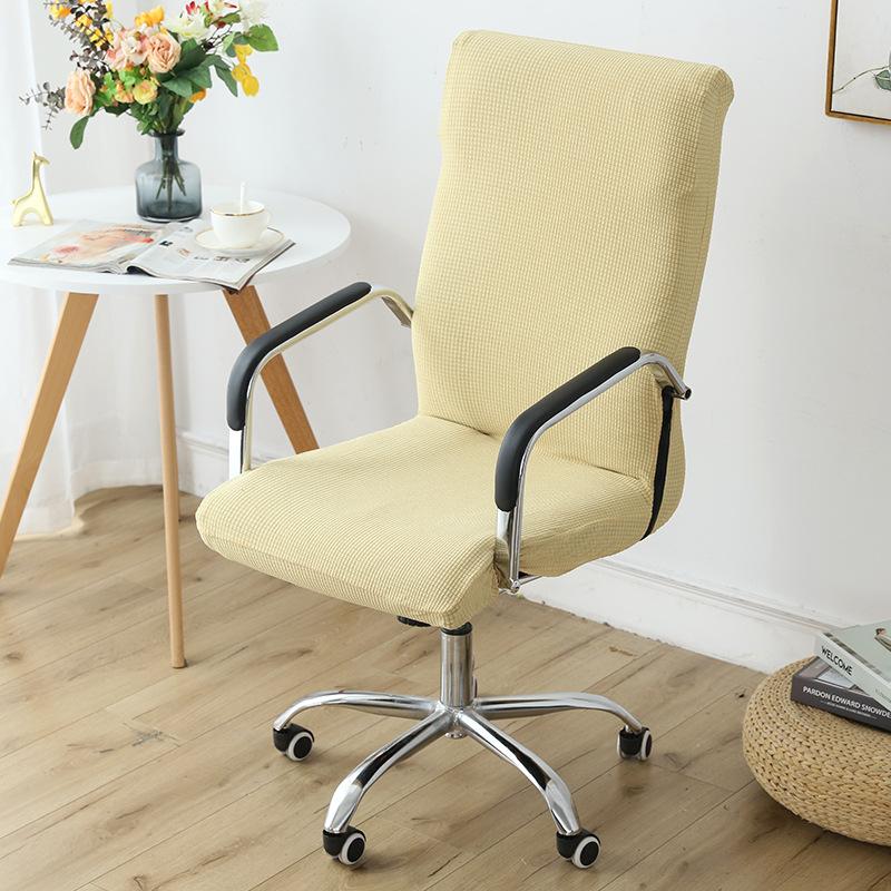 Bürostuhlbezug mit Armlehne Drehstuhl Sitzbezug Verdickter Computerstuhlbezug Universeller Elastischer Stuhlbezug Hockerbezug