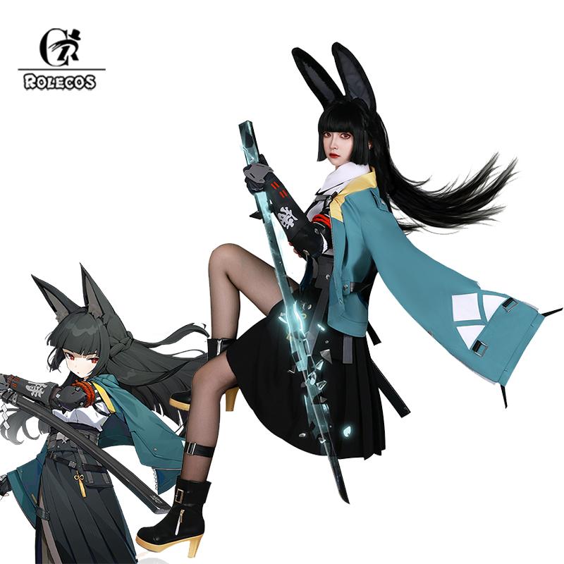 Game Zenless Zone Zero Hoshimi Miyabi Cosplay Costume Fox Lovely Uniform Cosplay Costume Halloween Cosplay Party Outfit