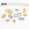 Necklace Closure Stainless Steel Clasp S-shaped Hook Clip Connector DIY