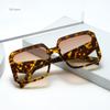 New Fashion Square Frame Sunglasses for Women Luxury Sunglasses UV Protection Large Frame All-match Glasses Lentes De Sol Mujer