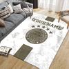 Individueller Name, Fenerbahce Heim-Sofa-Dekoration für Wohnzimmer & Schlafzimmer, Rutschfeste Spiel-Flanell-Fußmatte für Spielzimmer