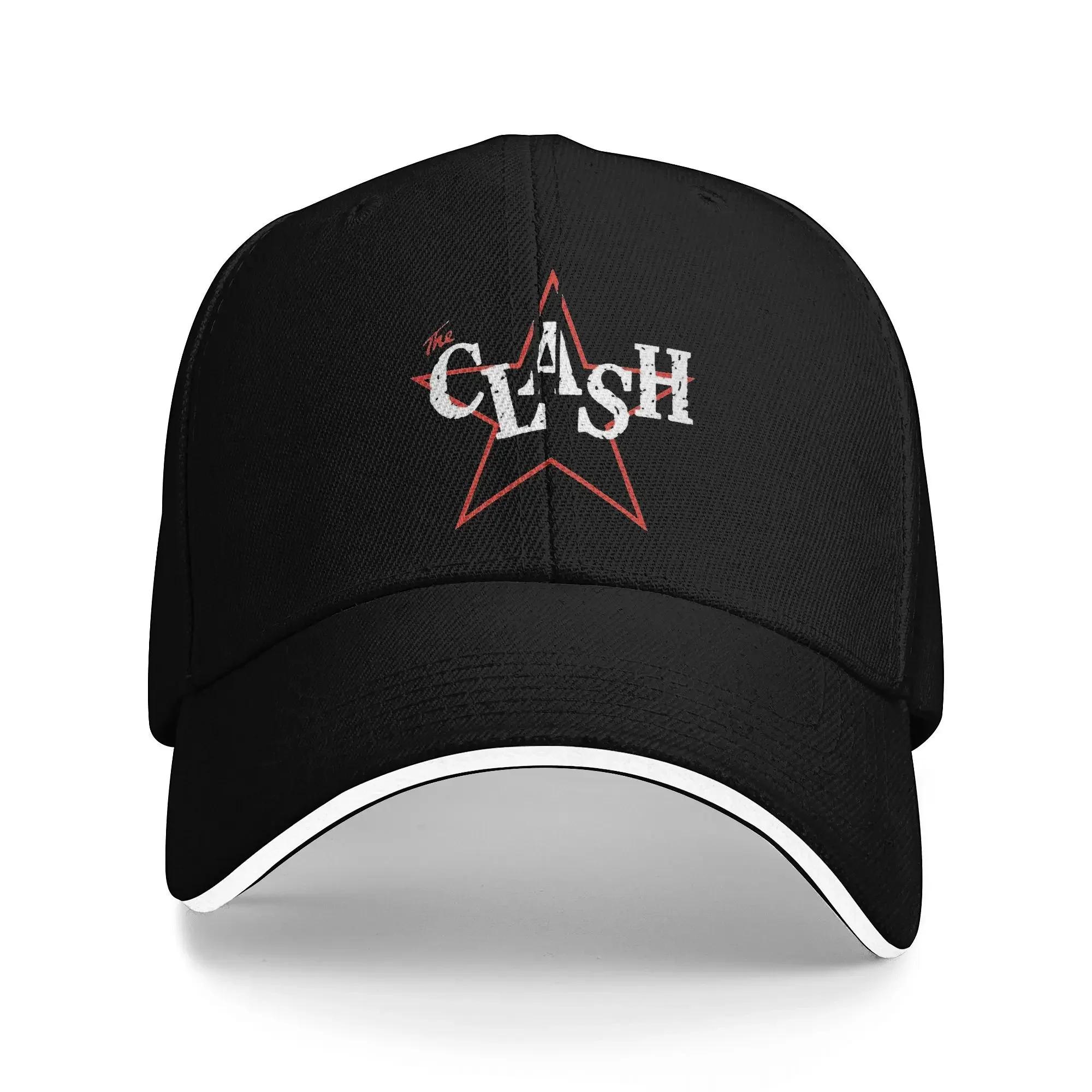

aNew Arrival Baseball Cap The Clash Rock Band Wear For Unisex Trucker Hats Fashion Sun Cap Adjustable One Size