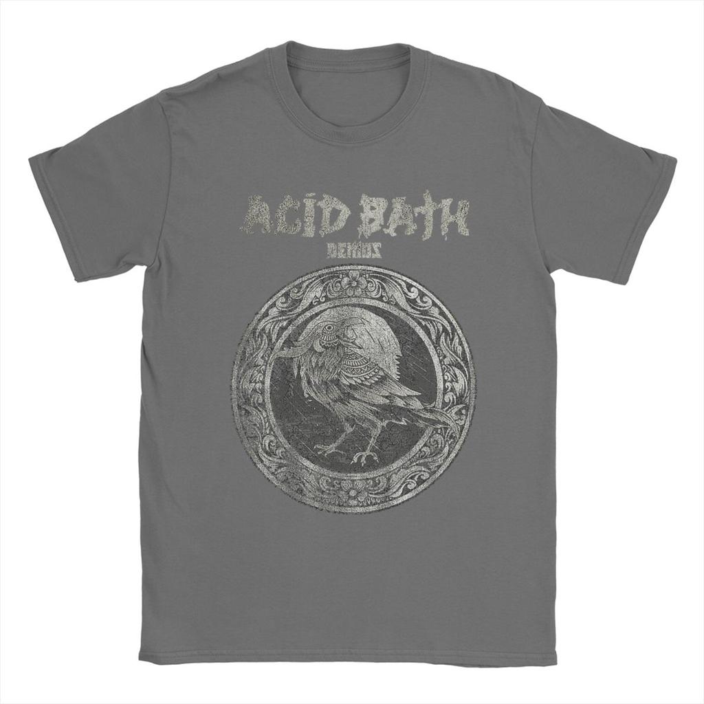 Men's T-Shirts Acid Bath Hipster Pure Cotton Tee Shirt Short Sleeve T Shirts Round Collar Clothing Summer