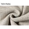 Men S Casual Half Turtleneck Fleece Thick Knit Sweater