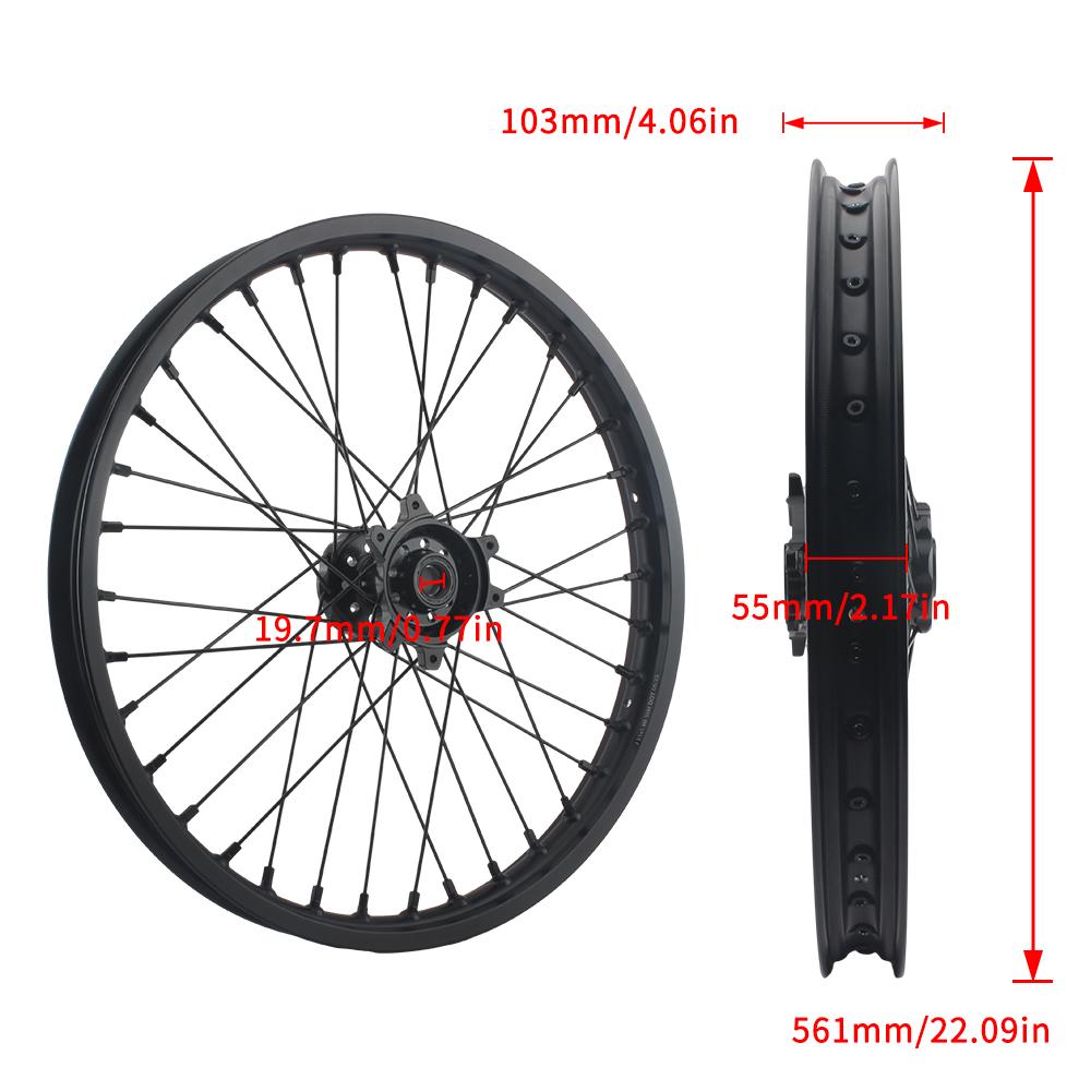 For Surron Ultra Bee Ebike Accessories Wheels Dirt Bike Ebike Enduro Tuning Hub Front and Rear Wheel Motorcycle Modified Parts