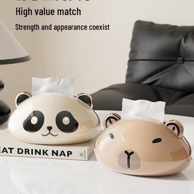 Creative Animal Tissue Box with Spring Mechanism
