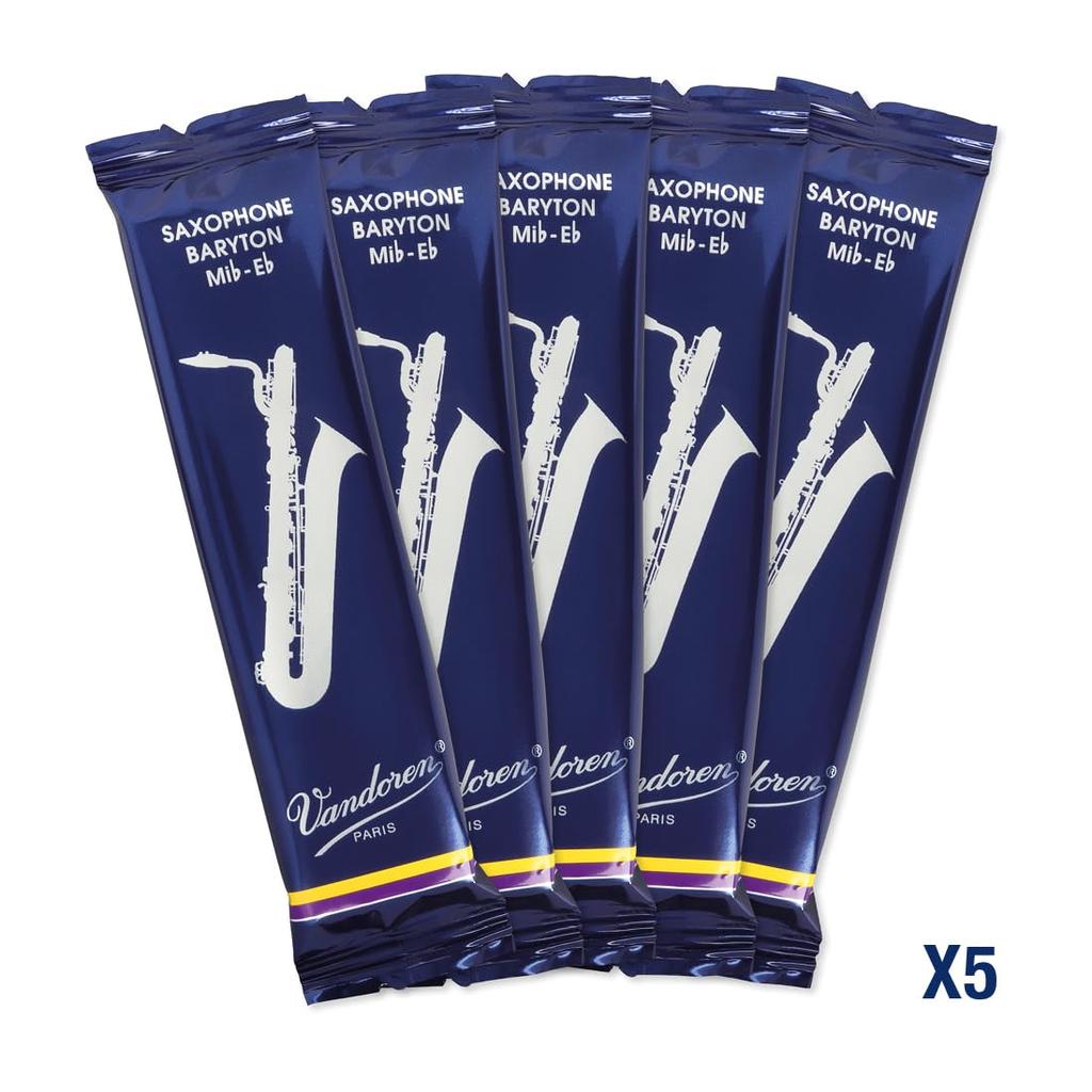 Vandoren Baritone Sax Reed 3 Strength 5pcs