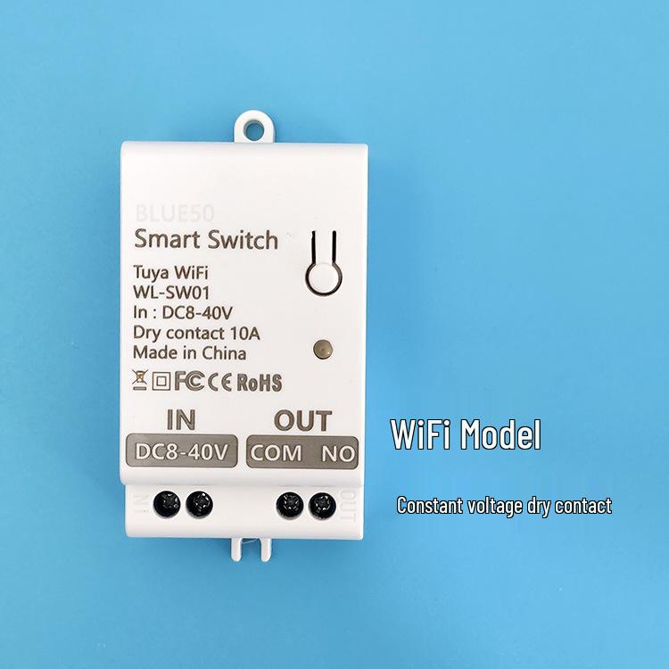 Tuya WiFi Smart Switch: 12V/24V Constant Voltage with WiFi and 433 Remote Control for Door Lock or Light Modification