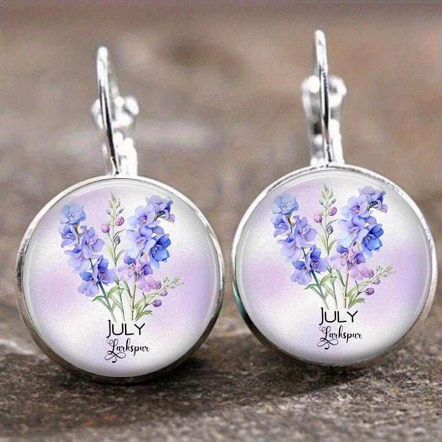 Fashion Earring Y2K Vintage Marigold Time Gem Flower Ear Buckle