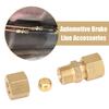 1pcs Brake Line Connector Without Flaring For Car & Truck Brake System Repair Universal Brake Pipe Car Accessories Y9U1