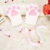 Act cute suit, cat claw gloves, bear claws, maid cat lady cat claw bow tie, animation peripheral cos accessories gloves