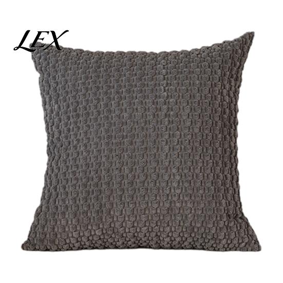 Unique Texture Cushion Cover Solid Color Bubble Pillow Cover, Soft Breathable Throw Case, Modern Minimalist Home Bedroom Pillowcase Decor, Farmhouse