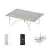 Naturehike Camping Table, Ultra-Lightweight (300g), 30kg Weight Capacity, One-Piece Setup, Sturdy X-Shaped Construction, Folds Compactly, Easy To Clea