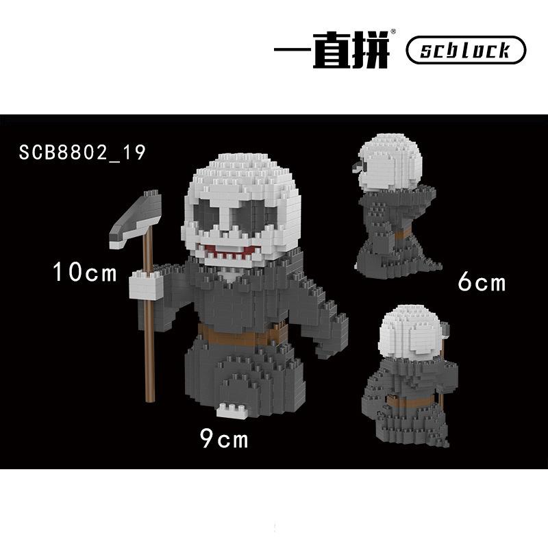 

Undertale Мікро Будівельні Блоки Торіель Санс Алмаз Зібрана Ігрова Модель Монстр Міні Цегла Зомбі Фігурка Дитячі Іграшки Для Подарунка No Box