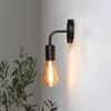 Xiaomi Nordic Modern Wall Lamp Iron Black E27 Indoor Lighting Bedside Bedroom Bathroom Lamp Sconce Wall Light Fixture Industrial Decor