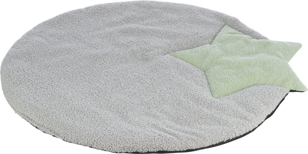 Colchoneta Trixie Junior con estrella, Cama para cachorros, 86 × 80 cm, gris/menta