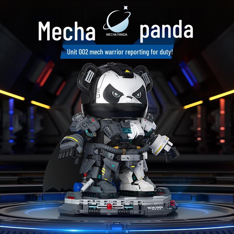 Undone 506506 Trendy Space Mecha Panda - Challenging Assembly Building Blocks Educational Toy, Model Gift for Birthdays