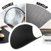 Thick silicone kitchen cutting board pad, TPU double-sided flexible cutting board, anti-slip rubber semi-circular cutting board