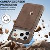 LC.IMEEKE For iPhone 17 Pro Case Card Holder Stand Leather Phone Cover
