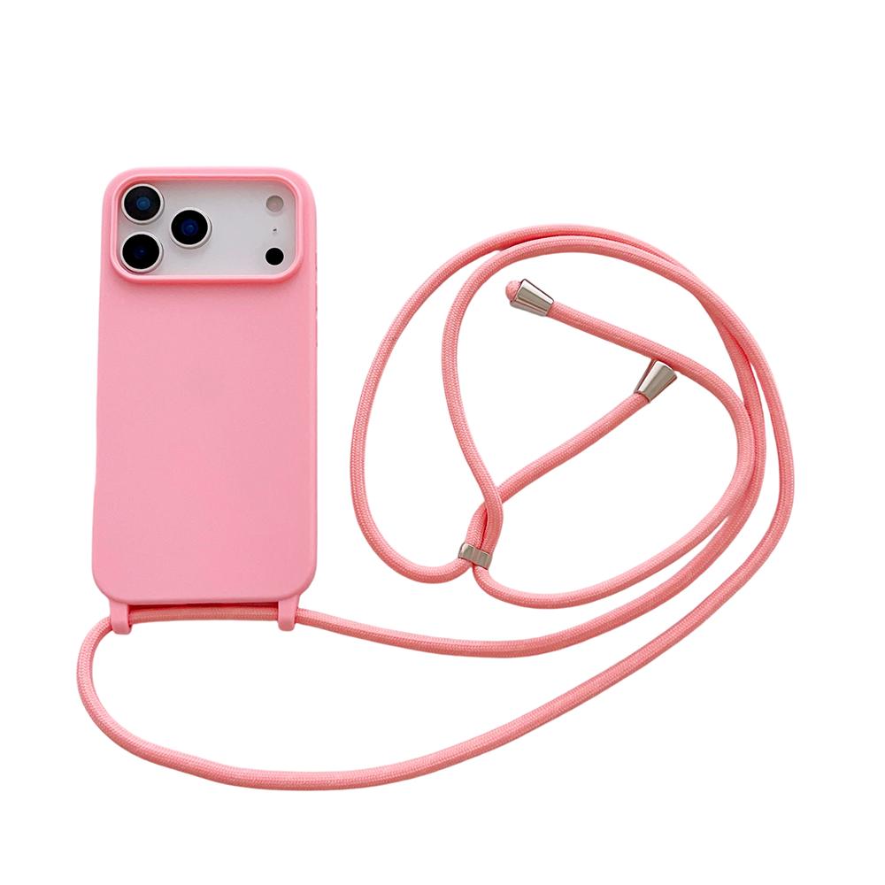 Crossbody Lanyard Liquid Silicone Case For iPhone 17 Air 17 16 15 14 13 12 11 Pro Max X XR Max 7 8 Plus Samsung S25 S24 23 Ultra Plus
