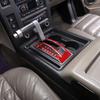 Red Carbon Fiber Center Console Gear Shift Trim Sticker for Hummer H2 2003-07