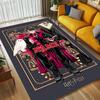 Custom Name Owl Letter Living Room Non-Slip Area Rug Soft Carpet for Bedroom Kids Playroom Sofa Office Home Decor Doormat
