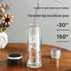 RELEA Smart LED Double-Wall Glass Tea Infuser Bottle