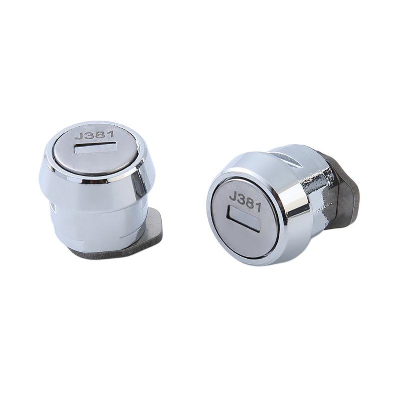 1 Set Complete Cylinder And Keys Universal Zinc Alloy Top Case Lock Kit Fits For Most 25-100 Liter Motorcycle Boxes