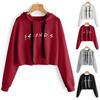 Print Womens Friends Hoodie Hoody Sweatshirt Ladies Pullover Sweater Jumper Hot