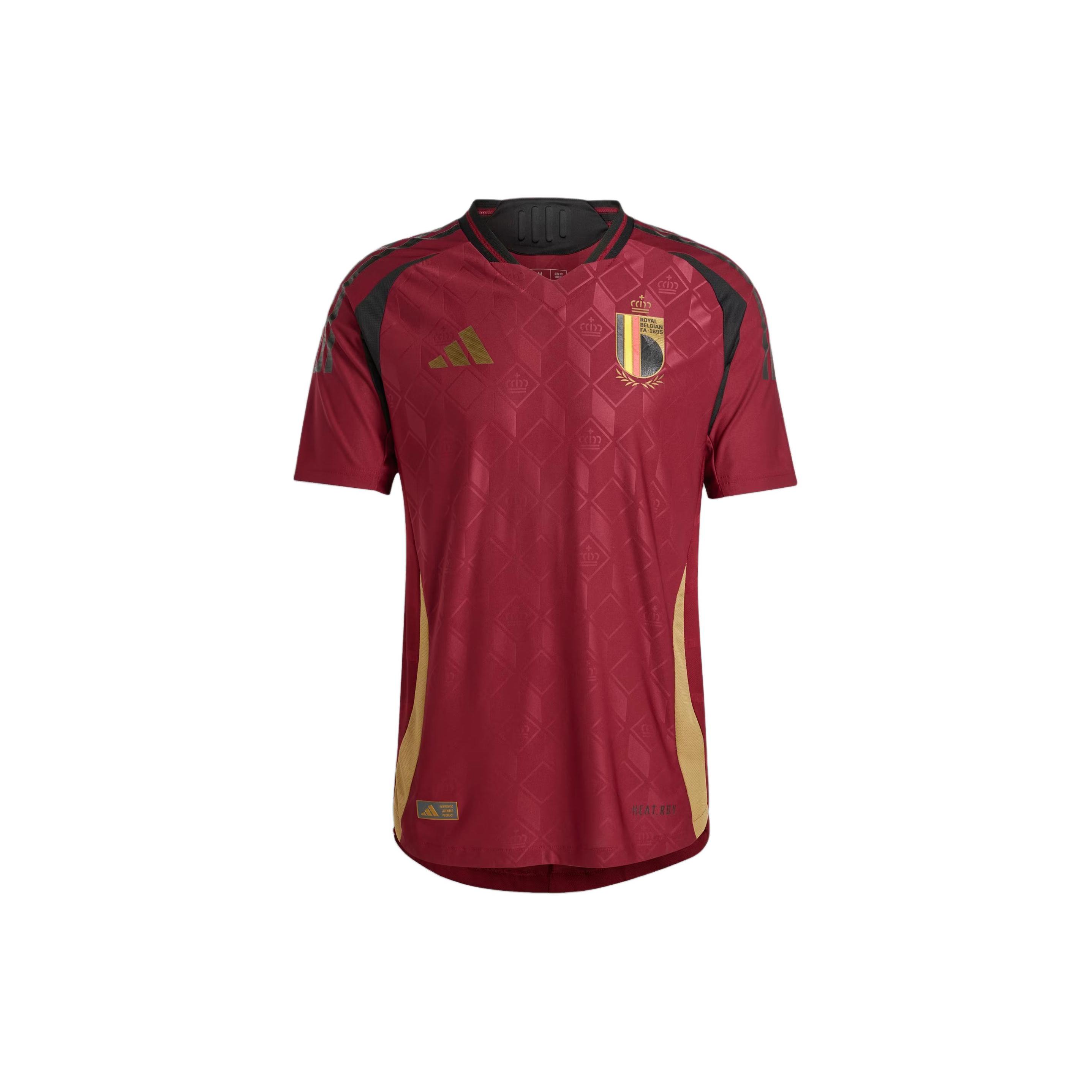 

New Adidas Free Shipping With AdiClub Belgium 2024 Home Authentic Jersey IM8440 S