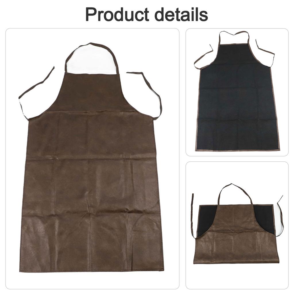 Welding Apron Equipment Welder Thermal Insulation Protection Apron 97cm × 65CM Polyurethane Apron Equipment Protection Apron