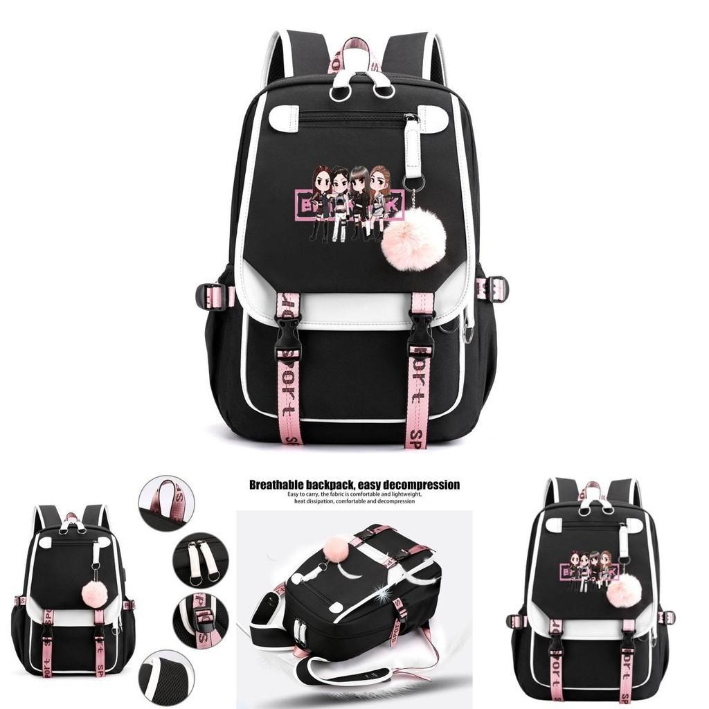 Mochila de Hombro Doble Cielo Estrellado de Blackpink Lisa 36-55l