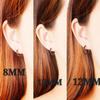 3 Pairs Stainless Steel Hoop Earrings  Hypoallergenic Huggie Earrings Small Hoop Sliver Black Sleeper Earrings For Women Men