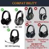 SOULWIT Ear Pads + Headband + Ear Pad Covers Replacement Kit for Bose QuietComfort 35 QC35, QC35 Ii Over-Ear Headsets - Headphone Replacement Pads, An