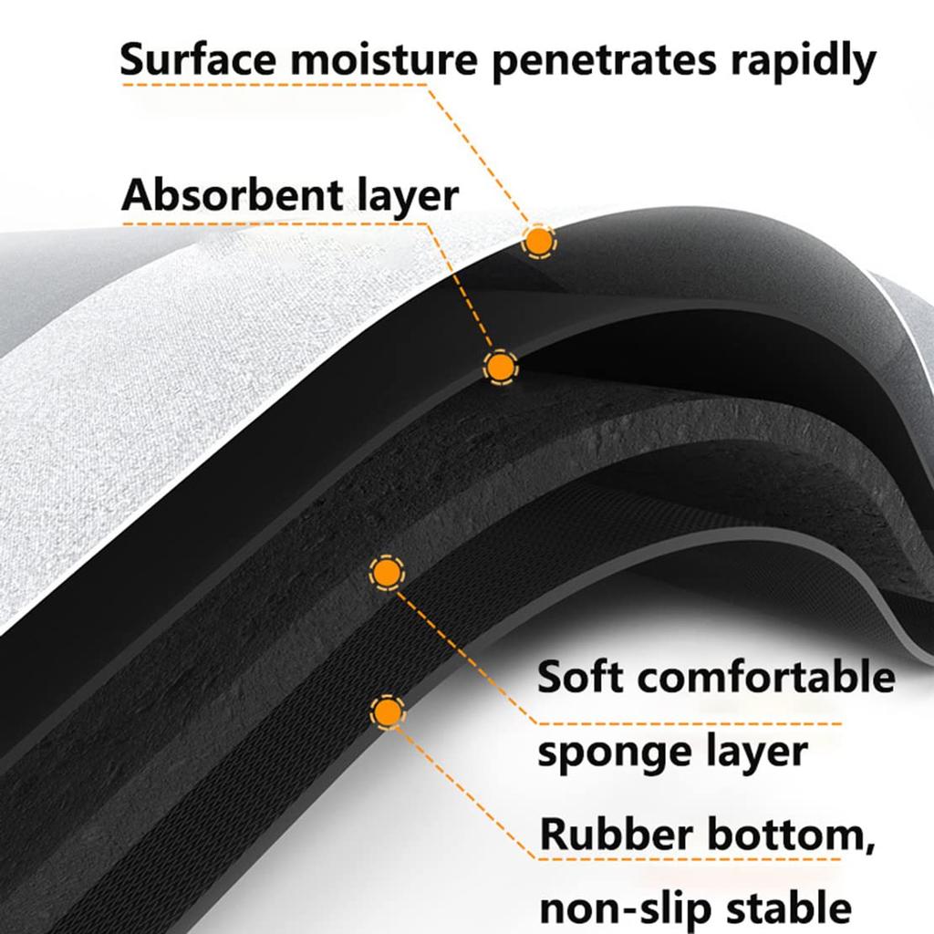 Diatom Mud Absorbent Doormat Bathroom Non-Slip Wear-Resistant Carpet Toilet Toilet Floor Mat Bathtub Floor Mat