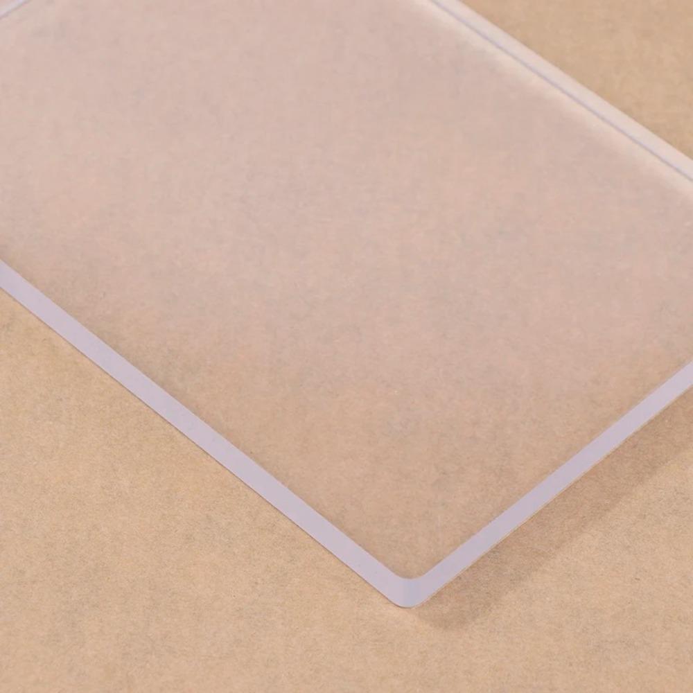 Neue Transparente Gel Druckplatte Wiederverwendbare Silikon Gelplatte Gelpresse Monoprinting Gel Arts Klare Platte Scrapbooking Arts