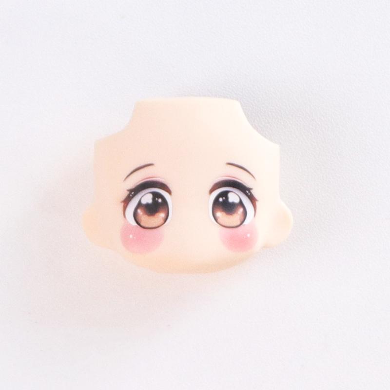 OB11 Doll Face 1/12 BJD Doll Face With 3D Anime Decal Eyes Kawaii Change Faces Blowing Pout Mouth Cheeks GSC Head DIY Kids Dolls
