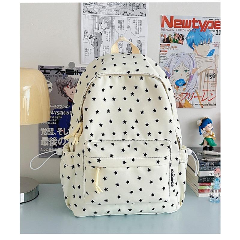 The new schoolbag is high-value, fresh and sweet, and the star backpack is lightweight and large-capacity backpack for junior high school students.